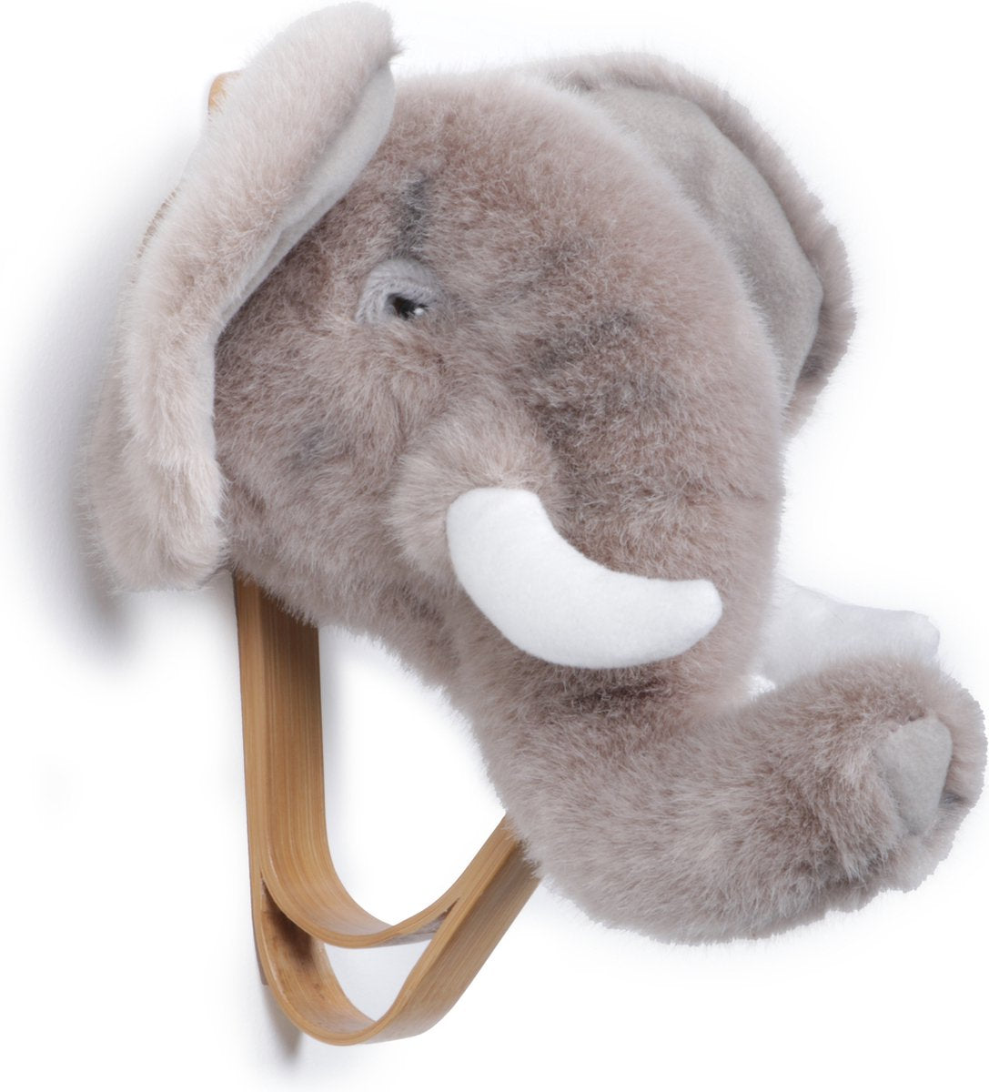 Wild & Soft Houten dierenkapstok - Olifant