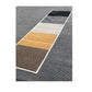 sisal Rug recto verso - two-sided rug - free anti-slip included - beige linen - 160/230 cm - carpet - striped and herringbone