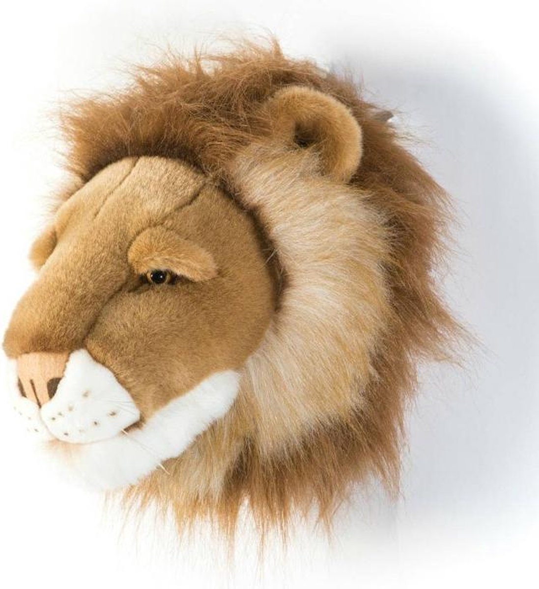 Wild &amp; Soft Cesar animal head plush wall decoration - Lion