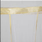 Klamboe / bedhemel hoogte 230 cm kleur wit / goud - Kinderkamer Prinsessen