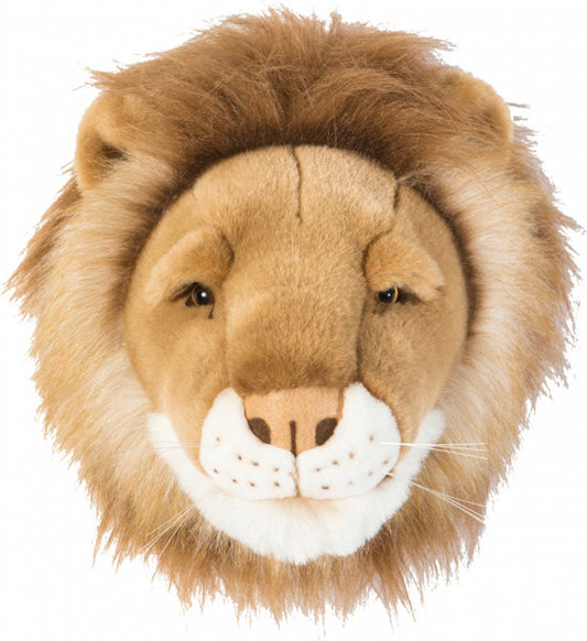 Wild &amp; Soft Cesar animal head plush wall decoration - Lion