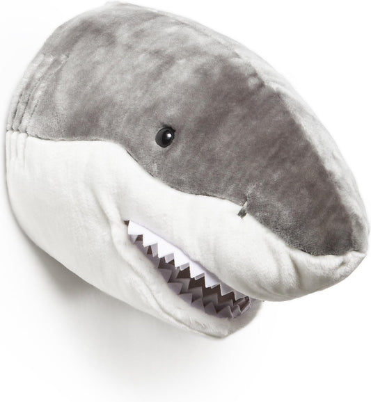 Décoration murale en peluche tête d'animal Wild &amp; Soft Jack - Requin