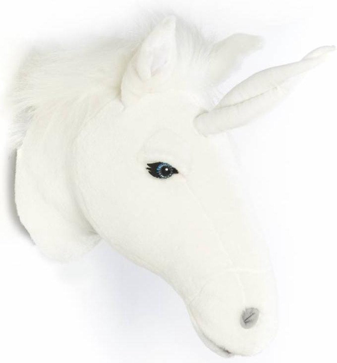 Wild &amp; Soft Claire animal head plush wall decoration - Unicorn