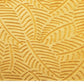 Atmosphera Fleece-plaid met palmblad patroon 240x220cm - Okergeel