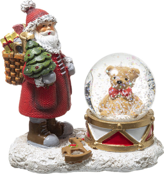 Snow globe little bear and Santa Claus - 45MM - Snow globe