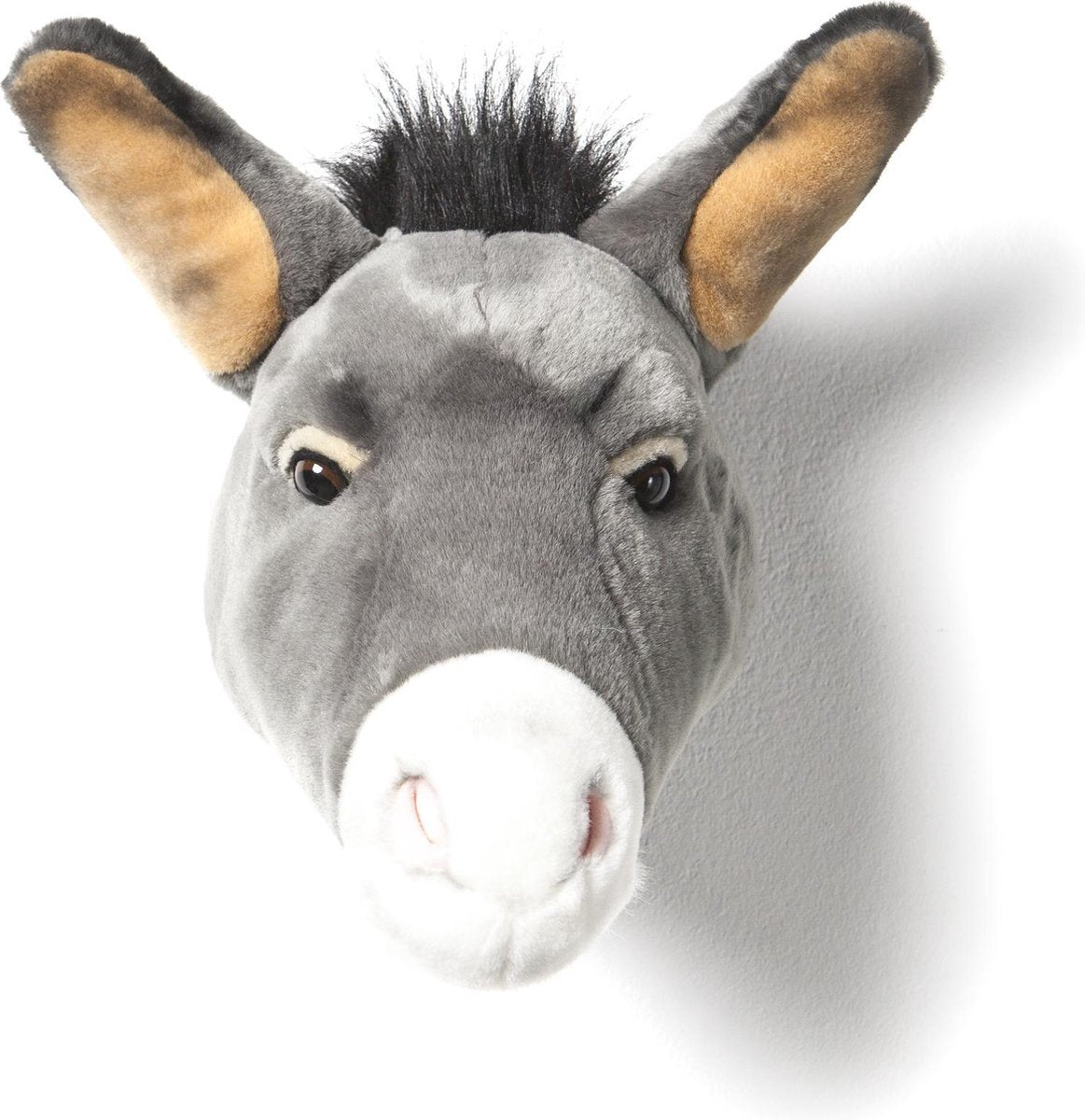 Wild &amp; Soft Francis animal head plush wall decoration - Donkey