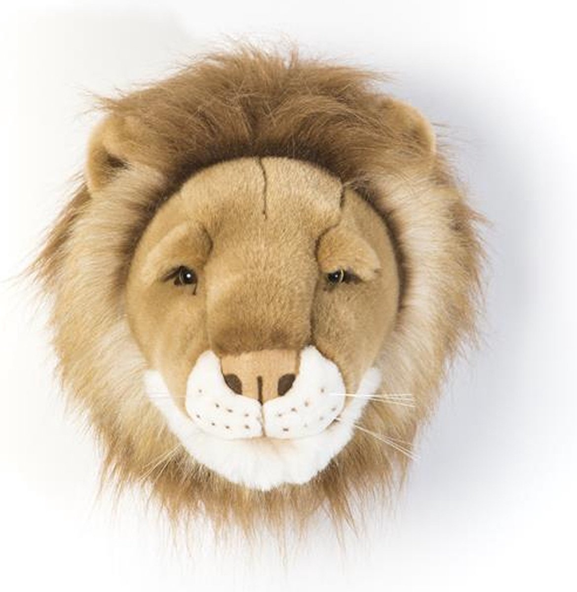 Wild &amp; Soft Cesar animal head plush wall decoration - Lion