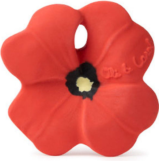 Oli &amp; Carol Bath - Teething toy - Pop The Poppy - Teething ring