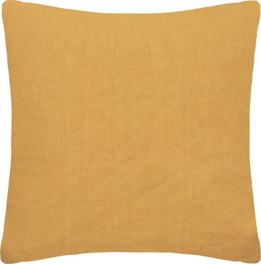 Atmosphera pillowcase 100% Linen - 63 x 63 cm - Ocher