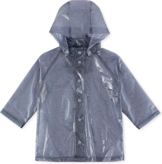 Konges Slojd Regenjas - Brume Glitter Raincoat - Pearl Blue