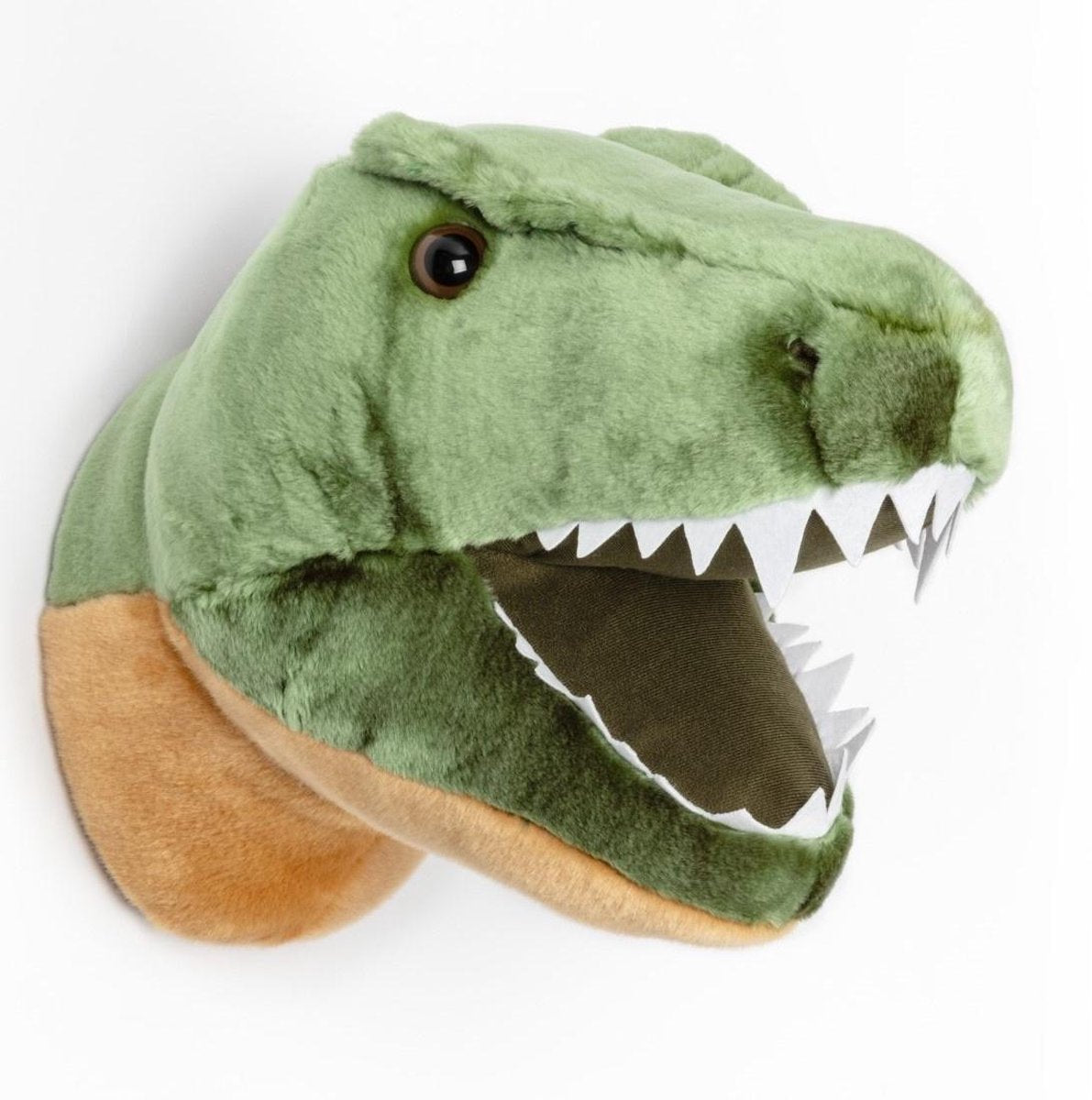 Wild &amp; Soft Hendrik animal head plush wall decoration - T-Rex