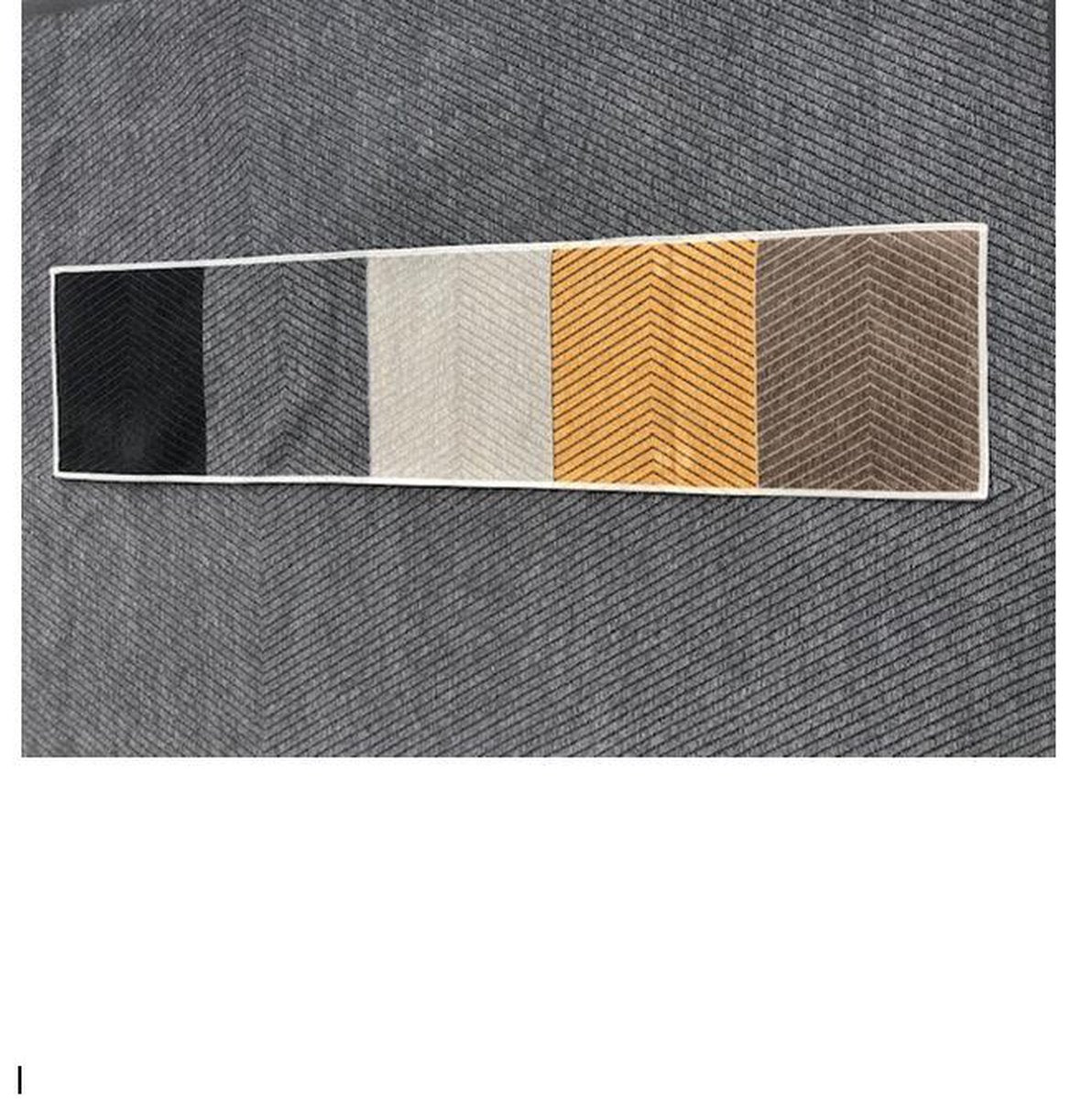 Exclusief Vloerkleed Viva recto verso - tweezijdig vloerkleed - gratis antislip bijgeleverd - grijs grey - 160/230 cm - tapijt - gestreept en visgraat