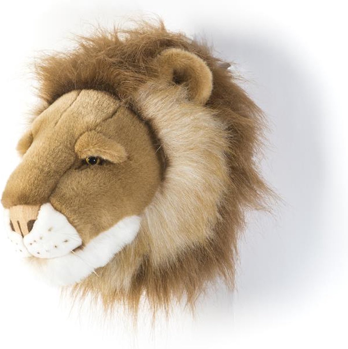 Wild &amp; Soft Cesar animal head plush wall decoration - Lion