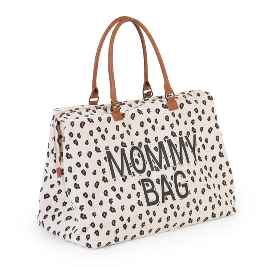 Childhome Mommy Bag Groot Canvas Leopard Mommy Bag Leopard