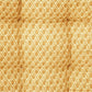 Atmosphera Stoelkussen tweezijdig Otto oker - 38 x 38 cm - Met 2 lintjes - 100% katoen