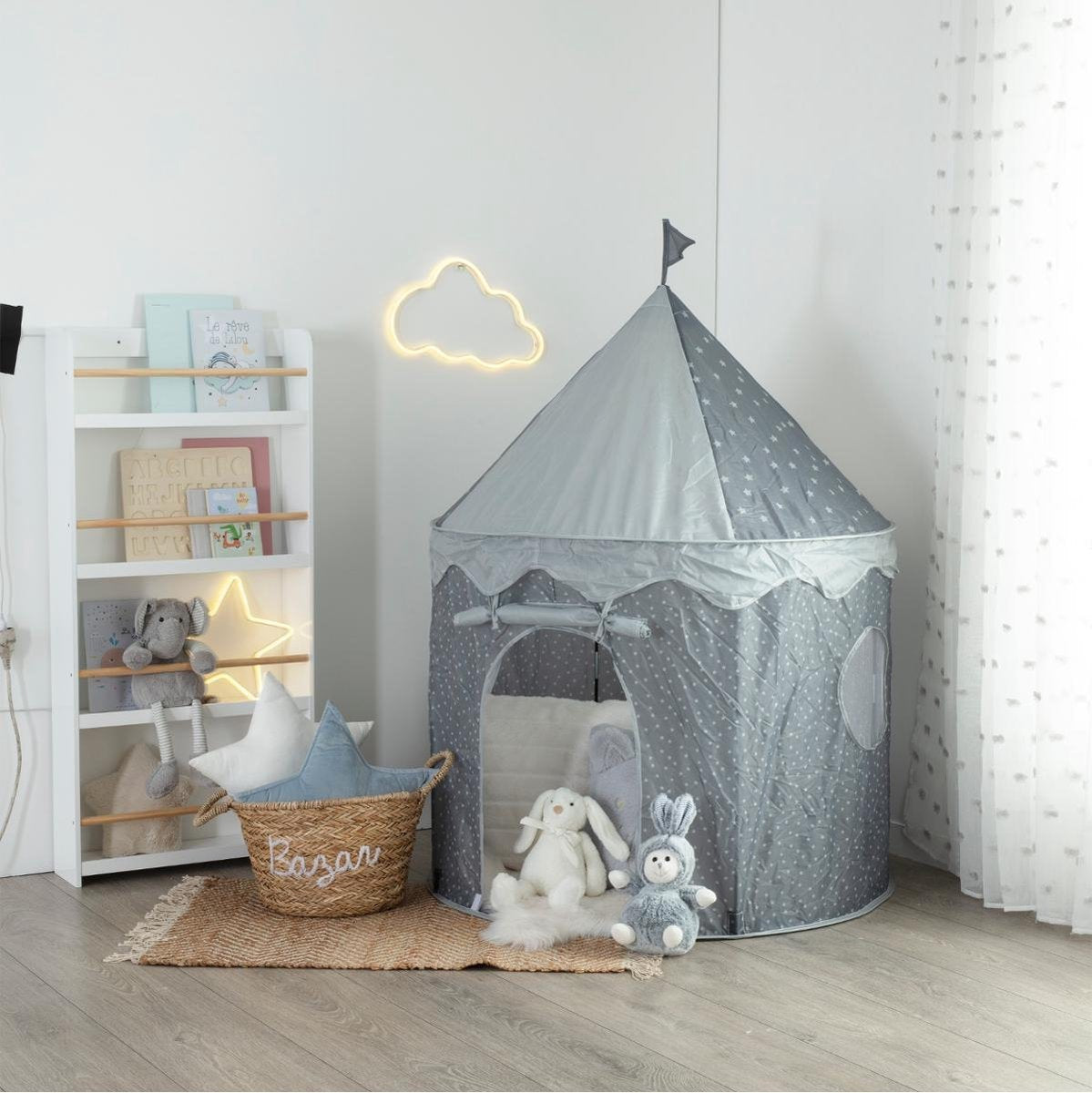 Atmosphera Kids pop up play tent play tents children gray tent
