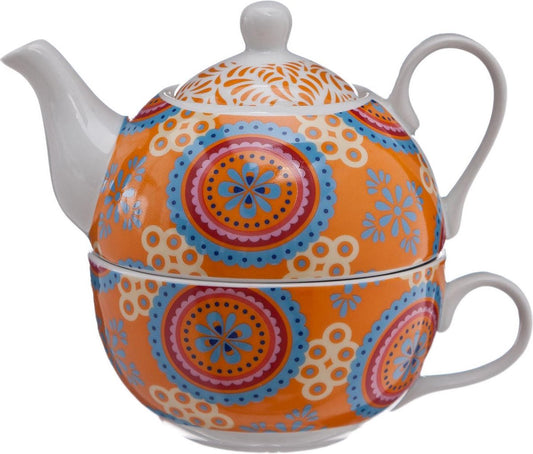 Cozy &amp; Trendy Teapot With Cup - Ø11x14cm - 38cl-30cl