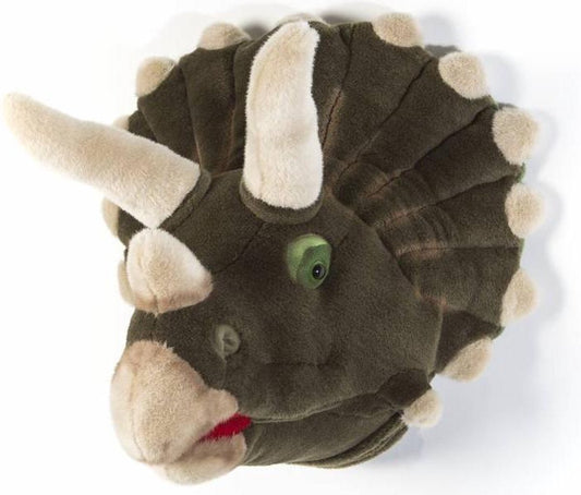 Wild &amp; Soft Adam animal head plush wall decoration - Dinosaur