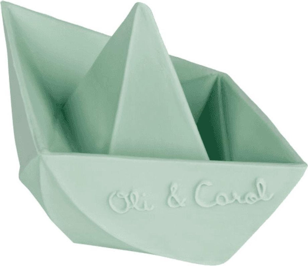 Oli & Carol badspeeltje- bijtspeeltje- natuurlijk- bootje - mint