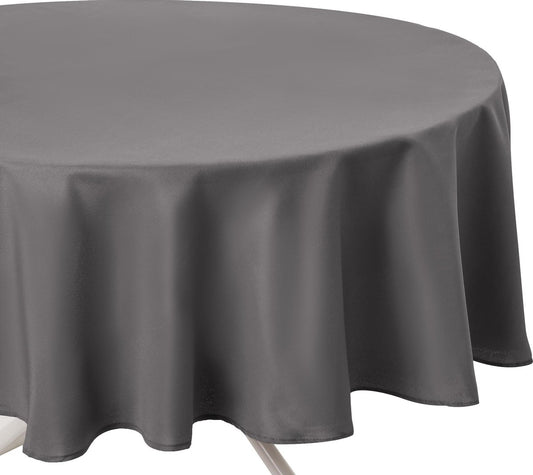 Nappe Grise anti tache - Ronde - Dia 180 cm - Anti tache