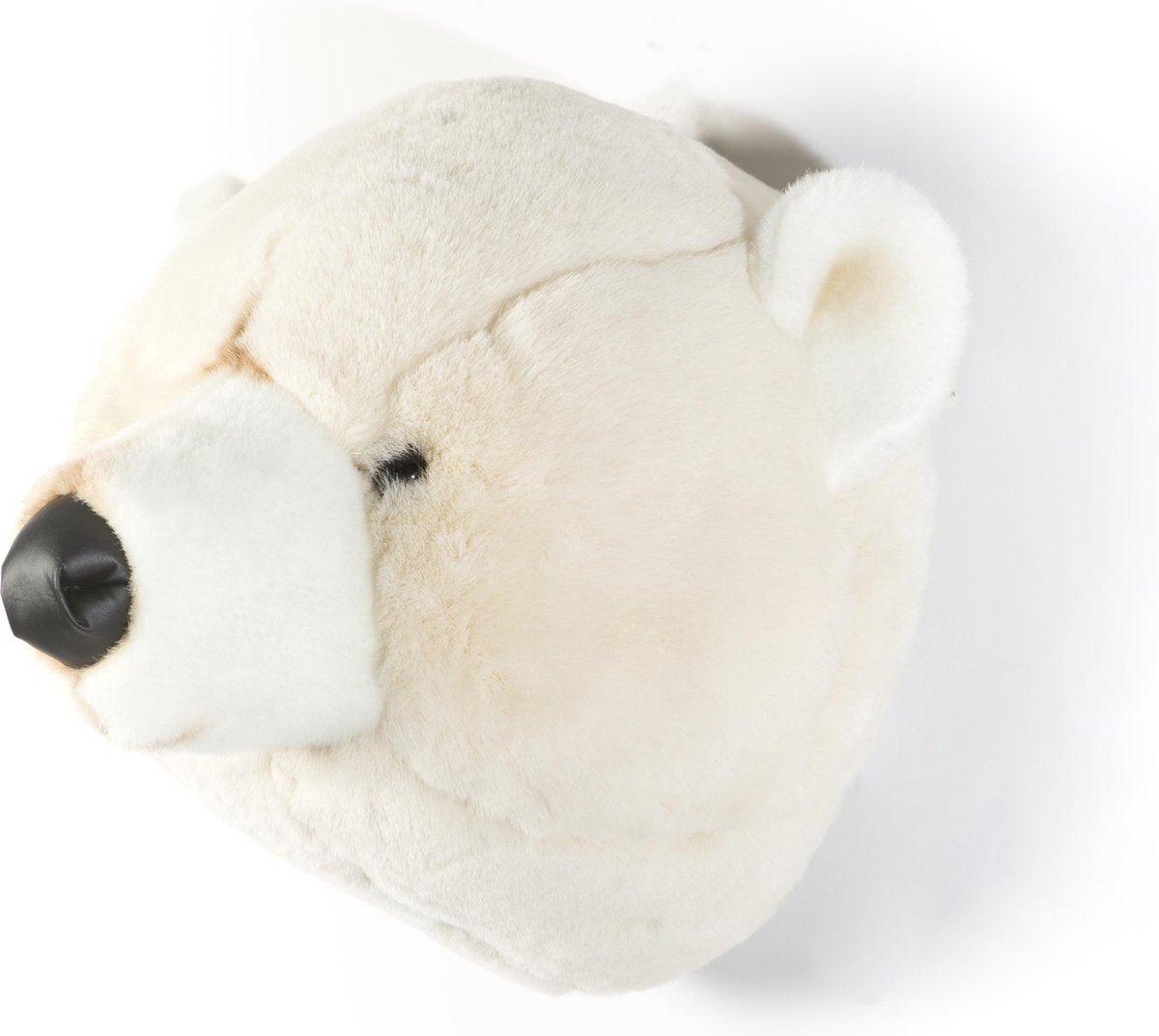 Wild &amp; Soft Basile animal head plush wall decoration - White Bear