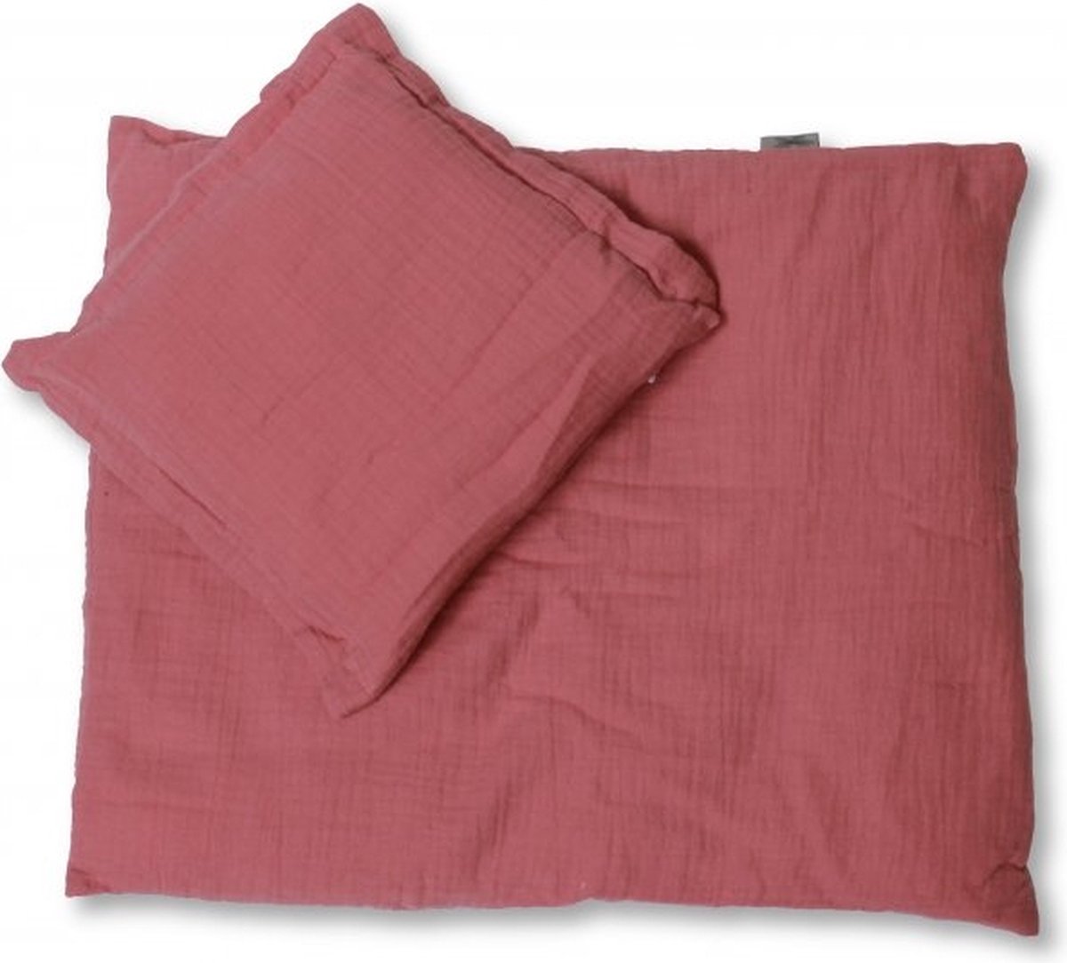 Beddengoed - 50cm - Oud Roze - Bedset