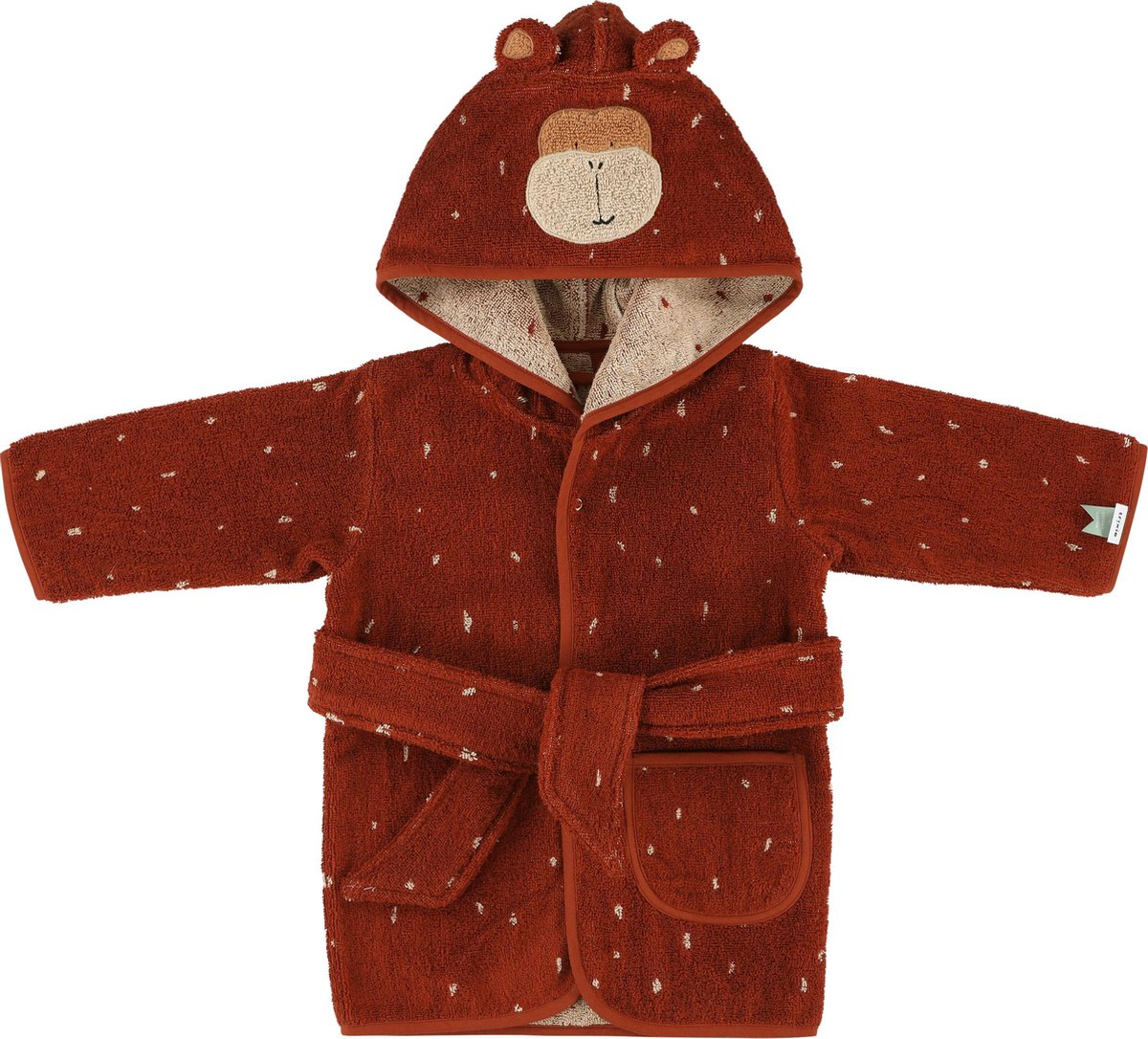 Trixie Babykleding Bathrobe , 1-2 yr - Mr. Monkey bruin