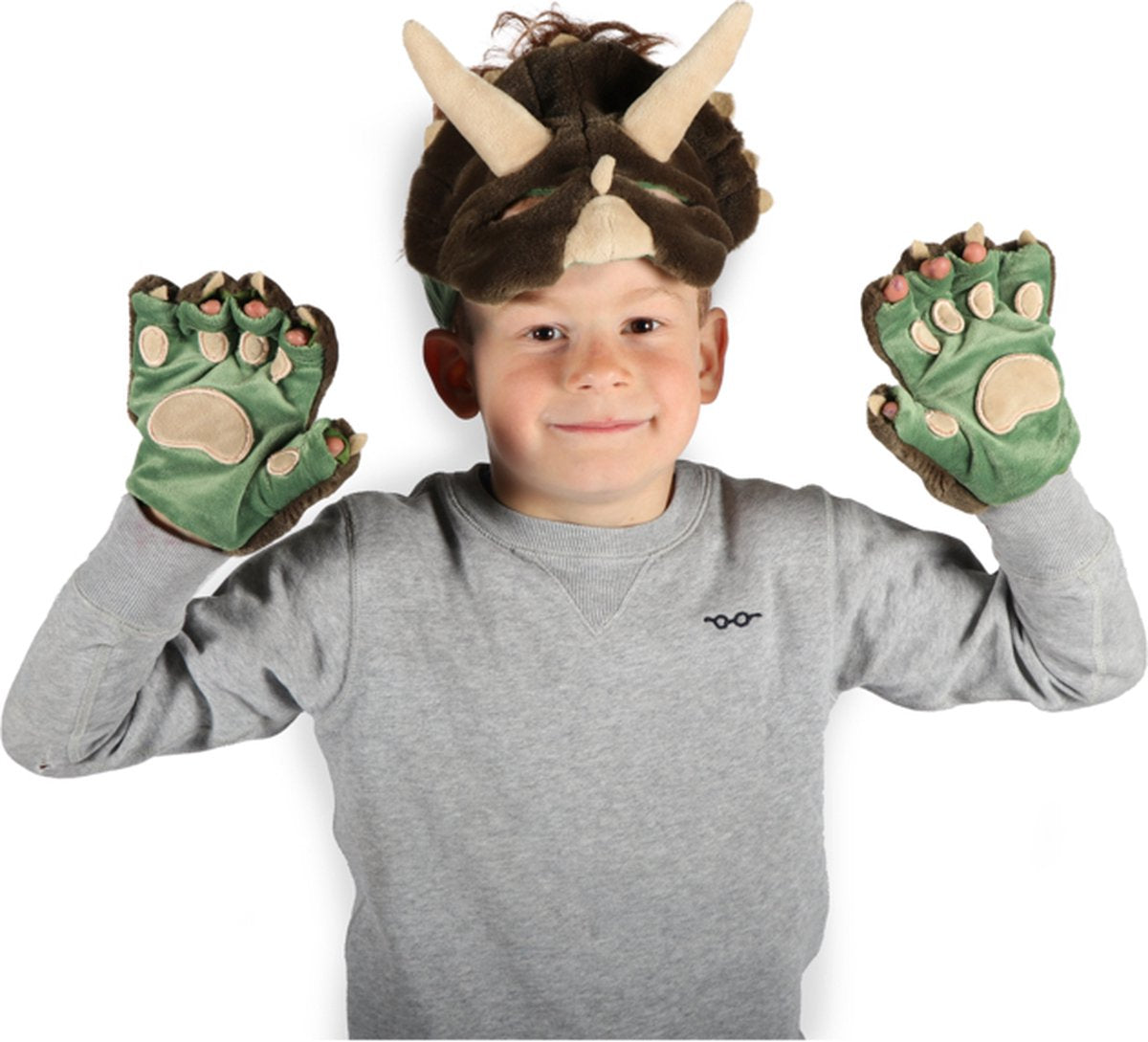 Wild &amp; Soft Dino Dress Up Set - Mask, tail and gloves