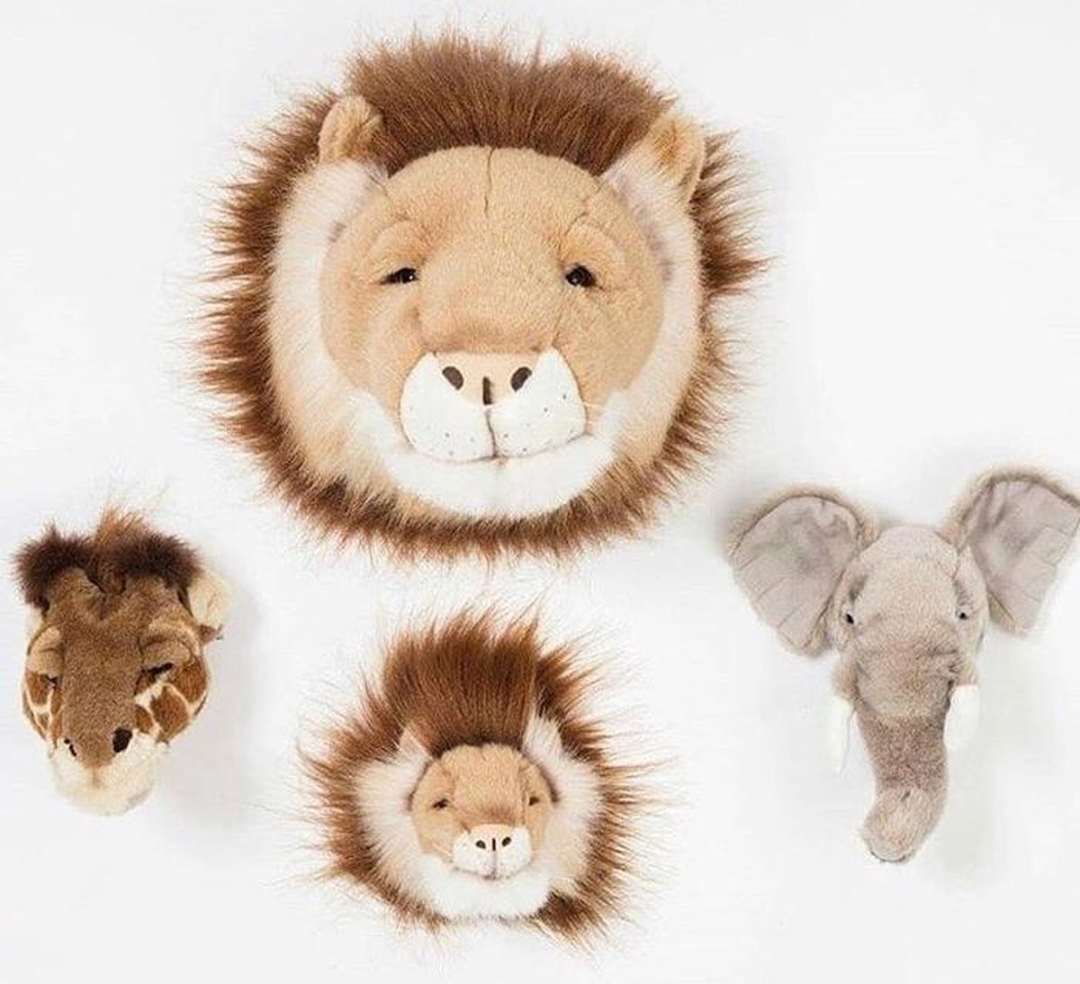 Accessoires chambre bébé Wild &amp; Soft - Mini Têtes d'Animaux - Safari