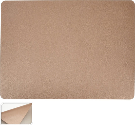 Placemat - Set of 4 - Rectangle - 46x33cm - Bronze colored