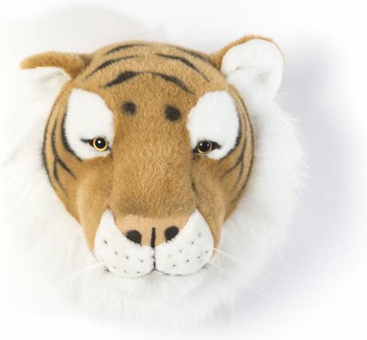 Wild & Soft Felix dierenkop pluche wanddecoratie - Tijger