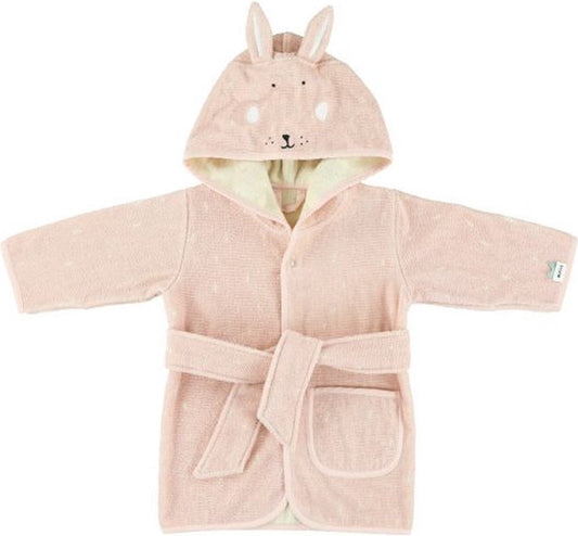 Trixie Bathrobe Mrs. Rabbit Cotton Pink Size 86/92