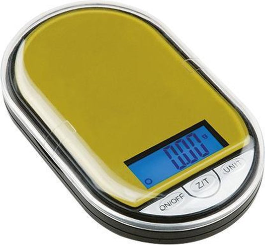 Precision scale 8.3x9.8xh2.3cm 200gr - 0.02gr - Excl 2xaaa Batt.