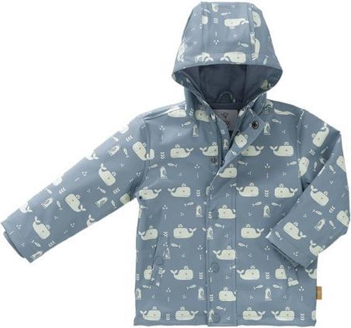 Fresk raincoat whale blue