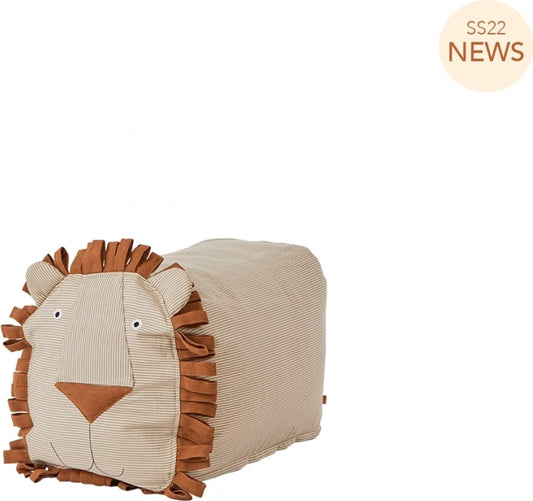 OYOY Lobo Lion Beanbag - Zitzak - Caramel