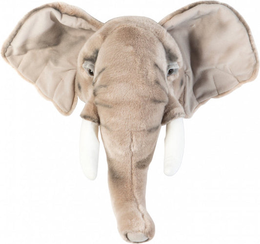 Wild &amp; Soft George animal head plush wall decoration - Elephant