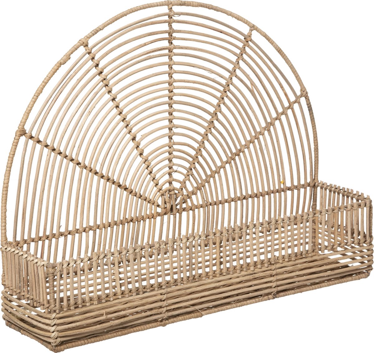 Atmosphera Wonder Rotan wandplank - Set van 2 - Wandrek - Wanddecoratie