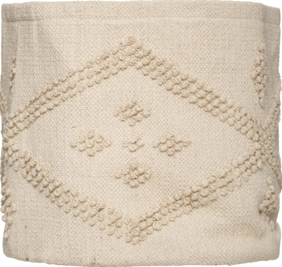 Atmosphera stoffen Manden set Safari - Set van 3 - Opberger - Mand - 3 kleuren - Katoen - Bloempot