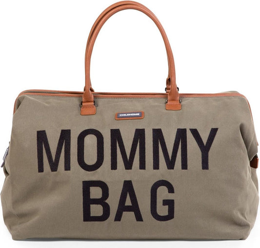 Childhome Mommy Bag - Verzorgingstas - 66 liter - Kaki - Katoen