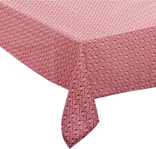 Atmosphera Nappe olia anti tache - 140 x 240 cm - Rouge - Anti taches