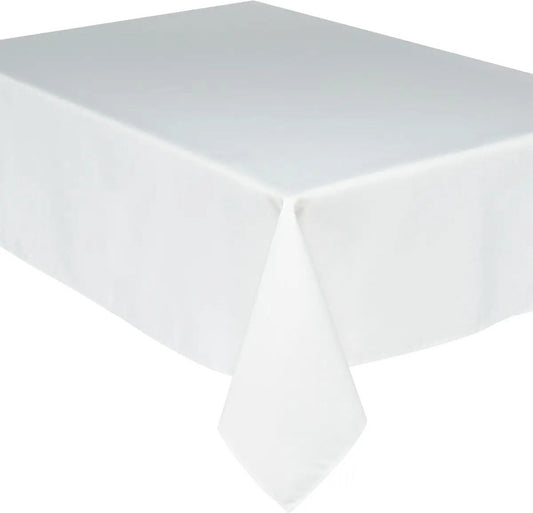 Polyester tablecloth with size 240 x 140 cm - ivory white - Dining table tablecloths