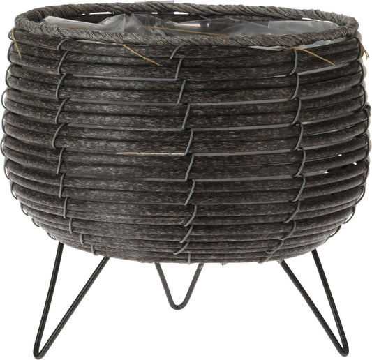 Flowerpot Standard - 20x14x19 cm - Black