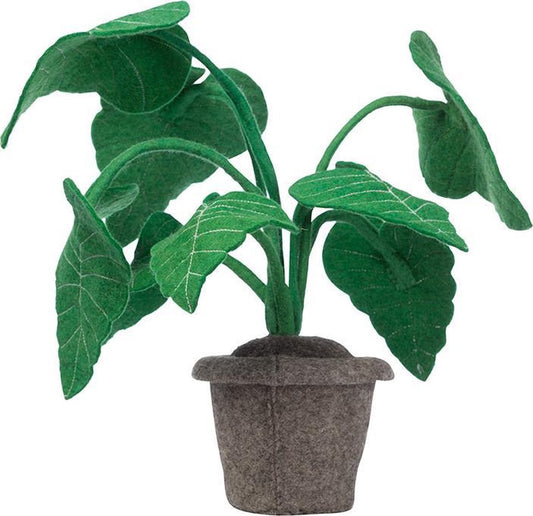 KidsDepot Plant Alocasia Vilt - Sierplant - Kunstplant - Kinderkamer of woonkamer