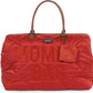 Quilted Puffered Red Mommy Bag Luiertas | Childhome