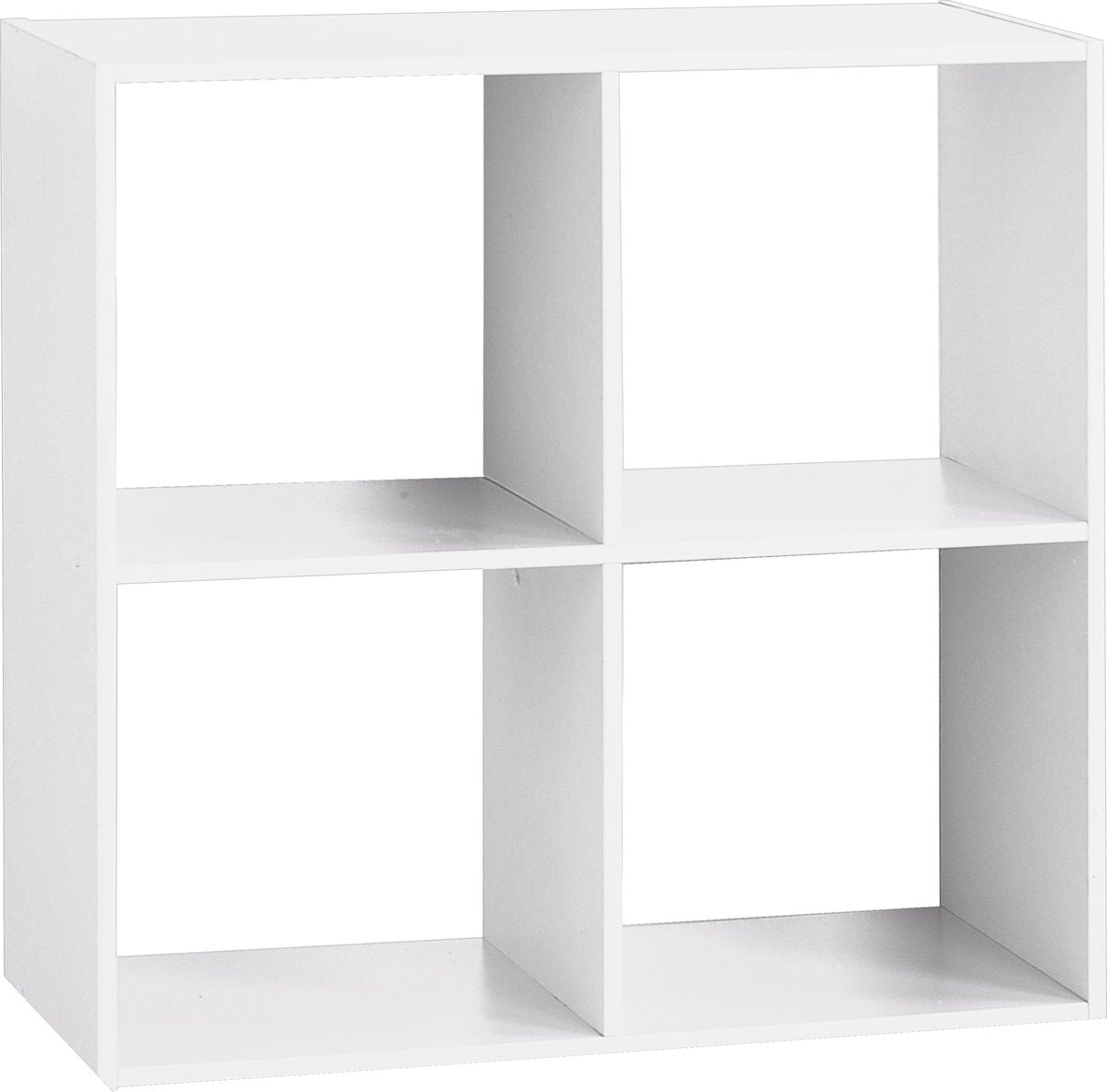 5Five Bibliothèque 4 Compartiments 67,6xH32cm - Blanc