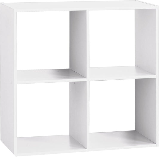 5Five Boekenkast 4-Vaks 67,6xH32cm - Wit