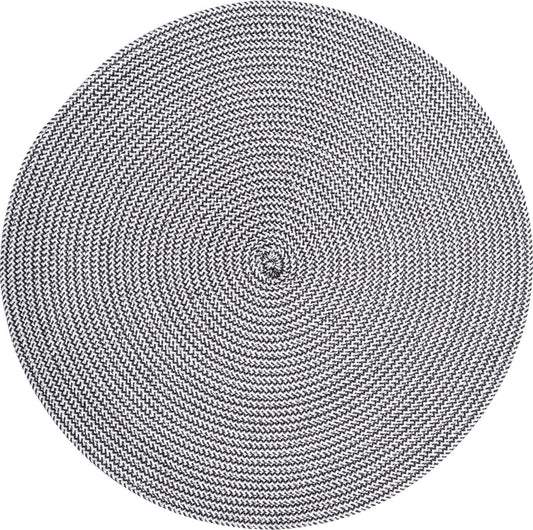 Atmosphera pad Set of 4 - black and white - Braided - Table pad - Placemat