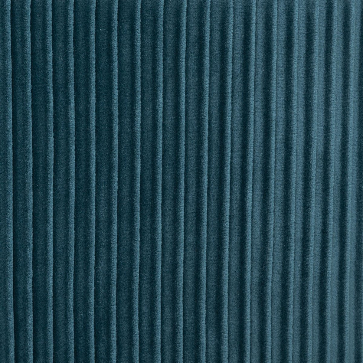 Atmosphera Nofy poef velvet - Blauw - H 38 CM