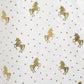 Atmosphera Kids Unicorn Gordijn 140x240cm - Kant en klaar met ringen - Wit met Goud
