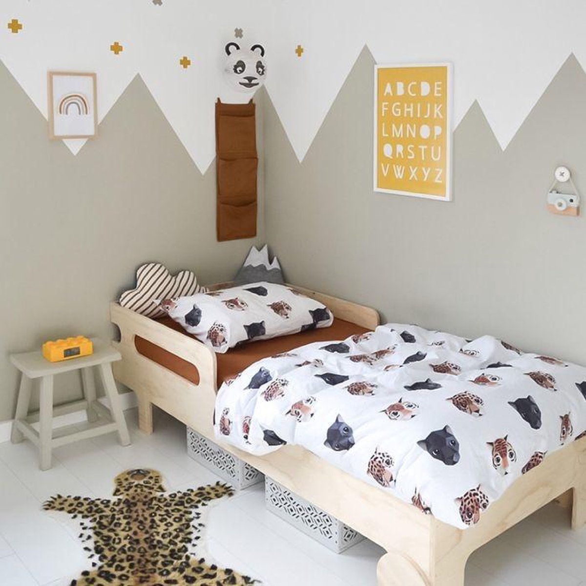 Studio Ditte Dekbedovertrek Panthera Junior 120x150cm - Wit